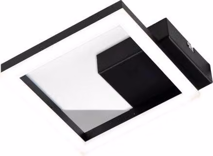Plafoniera BARD a led moderna 11W Nero 3394-24-101 Fabas Luce