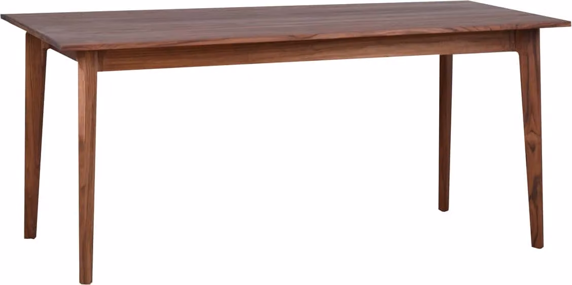 MiaMöbel Tavolo da pranzo Tamesi 170x90 cm Moderno in legno massello di teak marrone scuro
