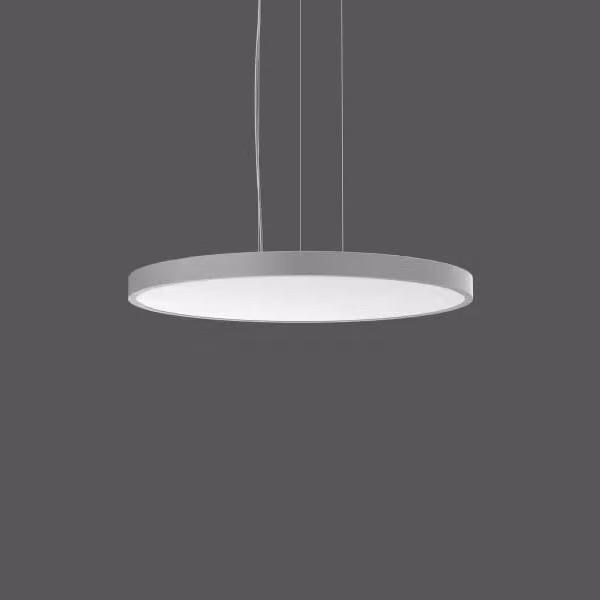 RZB Triona round, LED, 4000 K, 8350 lm, IP20, argento