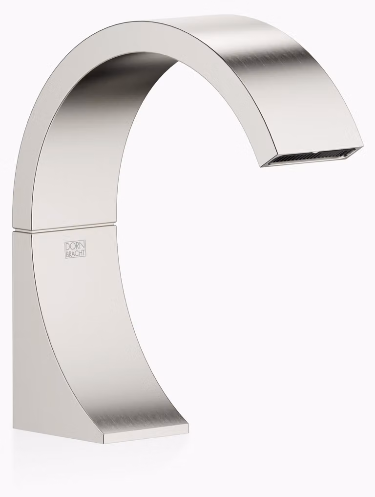 Dornbracht CYO Bec déverseur pour lavabos sans garniture de vidage, saillie 133mm, 13715811-06, 13715811-06