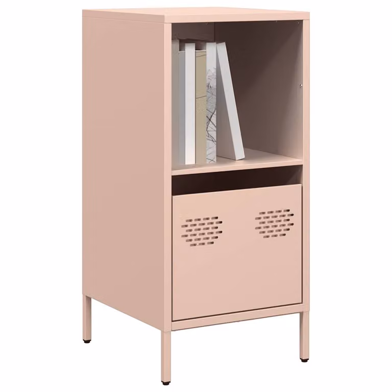 Credenza vidaXL in metallo rosa opaco da appendere a parete L/P/H: 35 x 39 x 73,5 cm