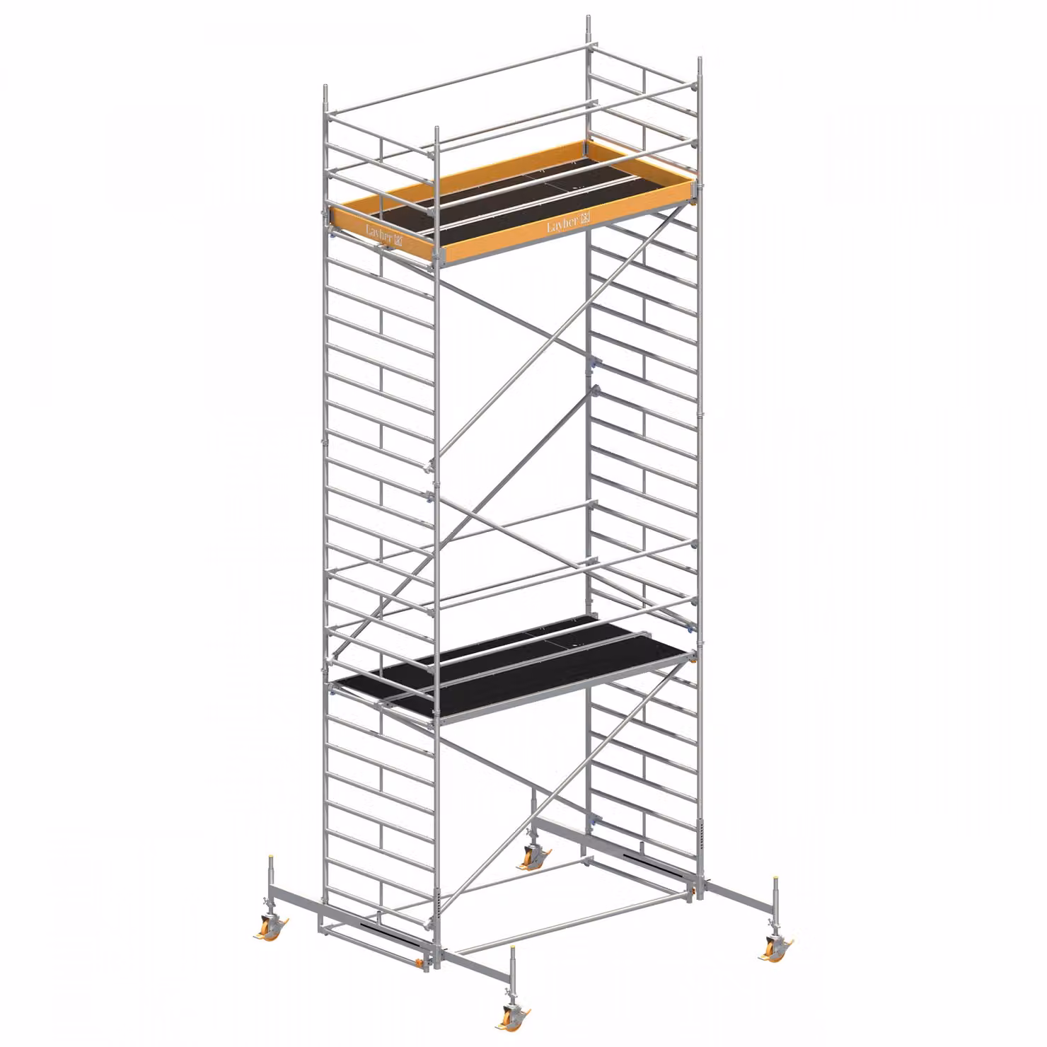 Ponteggio mobile Layher Uni, larghezza 8,38 m, AH