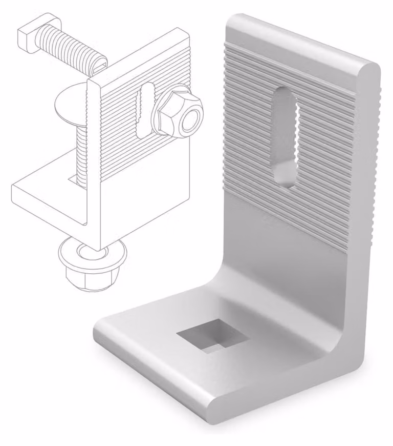 K2 Systems Set di guide singole con adattatore a L 2002683