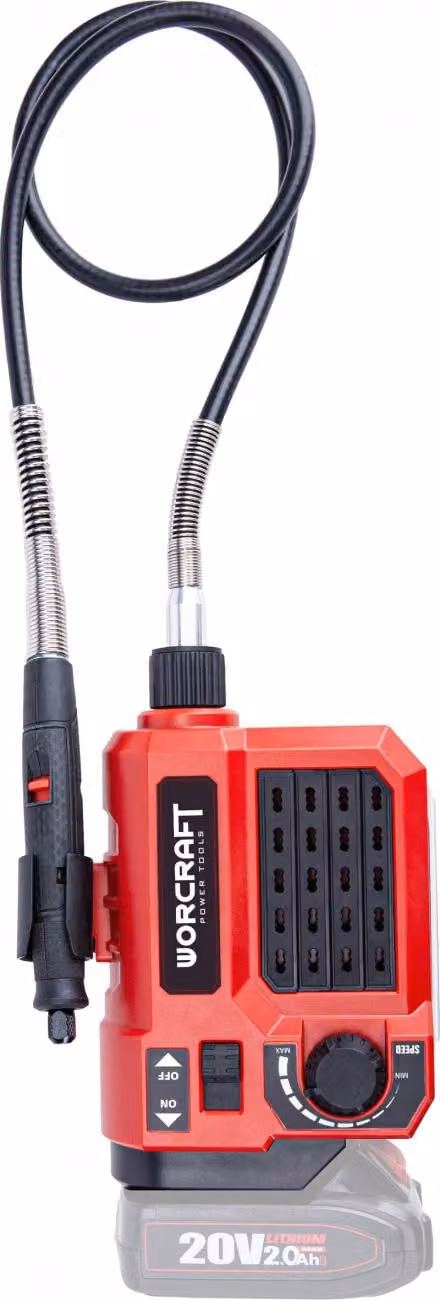 Smerigliatrice Worcraft CEMG-S20Li, ShareSYS, 20 V Li-Ion, mini, diritta, foratura e molatura
