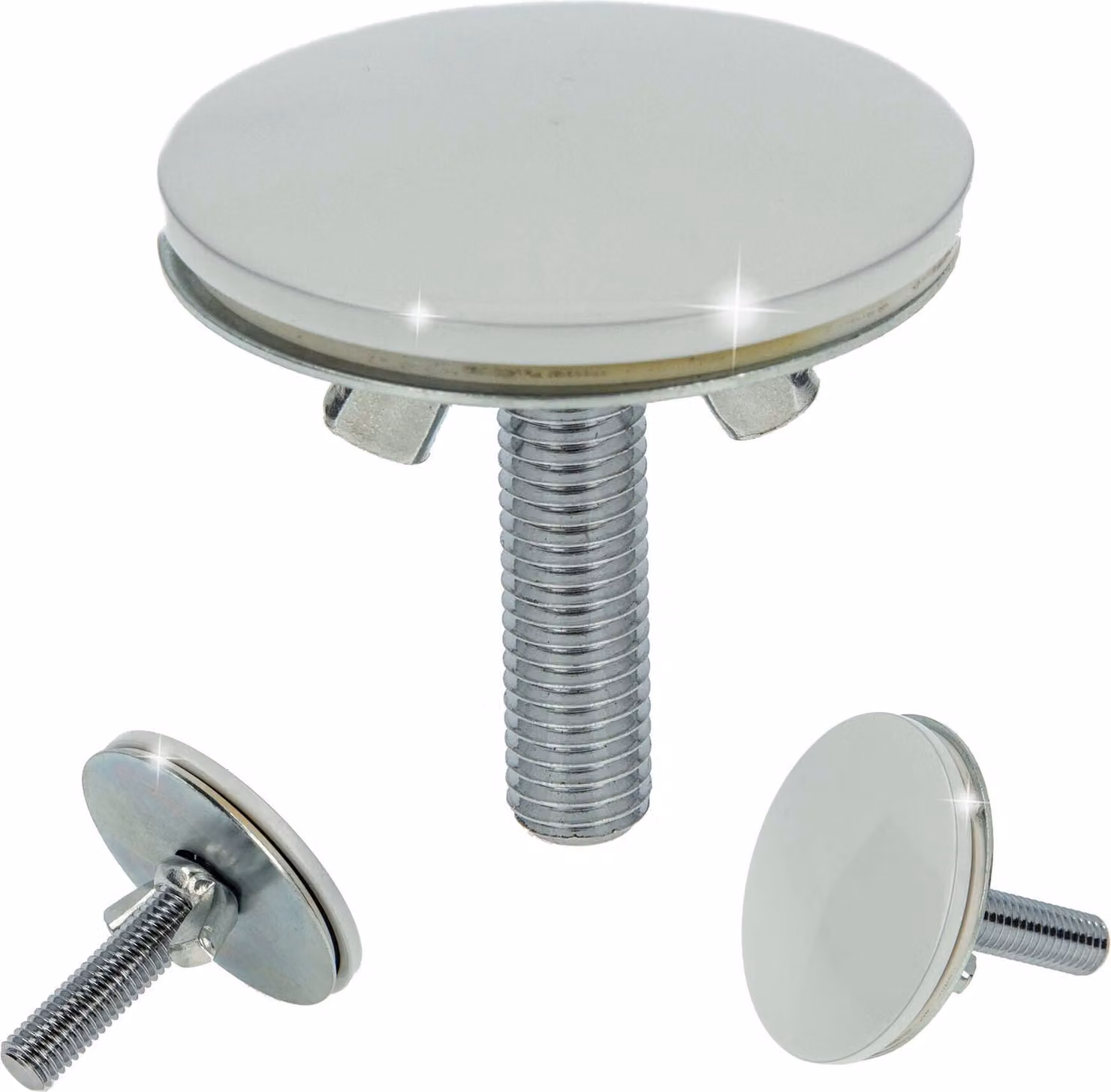 tecuro coperchio del foro per rubinetto rosone Ø 53 mm - ottone bianco (RAL 9010)