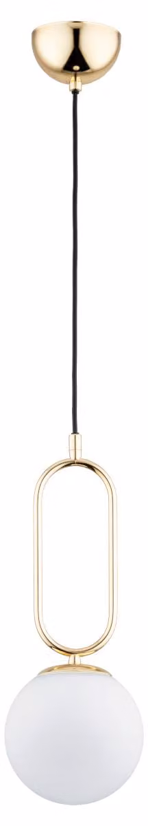 Lampada a sospensione VAVIL oro-nero-bianco 1xE14x10W in metallo, dimensioni: 90x15x15 cm, IP20, Alfa