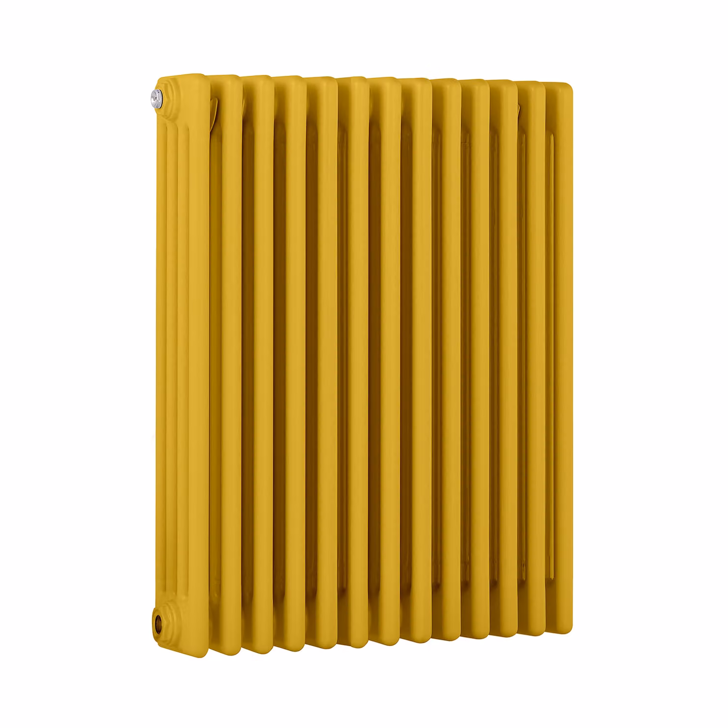 Radiatore Orizzontale a Colonne (4 Colonne) 750mm x 605mm - Giallo (Dandelion Giallo) - Regent