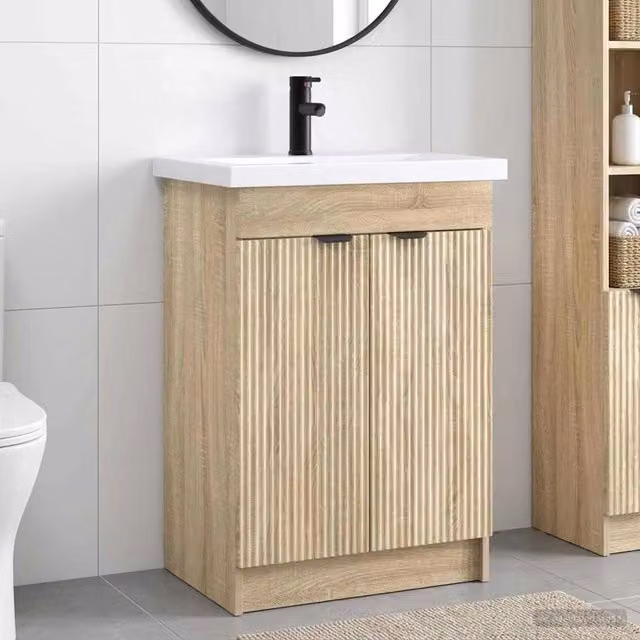 Set di mobili per il bagno Rovere Sonoma 78,5 x 37,5 x 81 cm 3404156