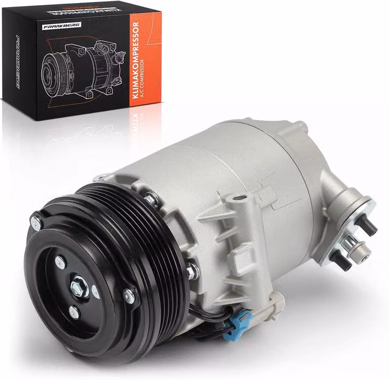 Compressore per climatizzatore con accoppiamento magnetico, ricambio per sistemi di climatizzazione automobilistici