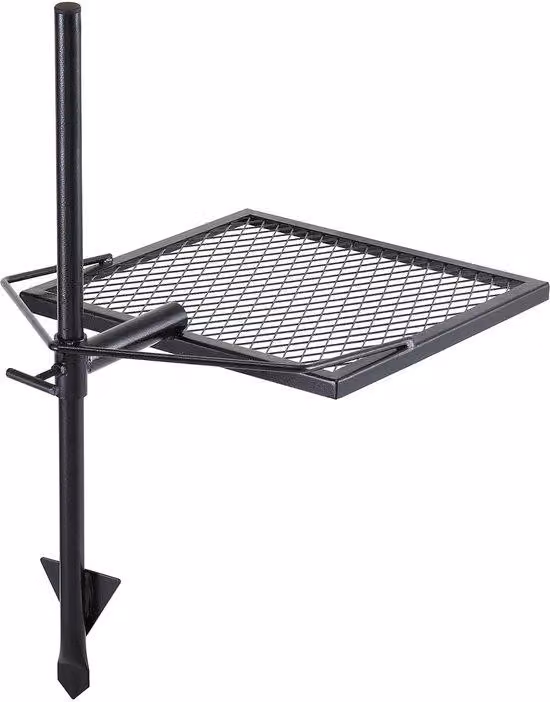 Griglia portatile - Stahl - Dimensioni 40,5 x 40,5 cm - Portatile - Resistente al calore fino a 300°C - Capacità di carico: 6 kg - Griglia a carbone