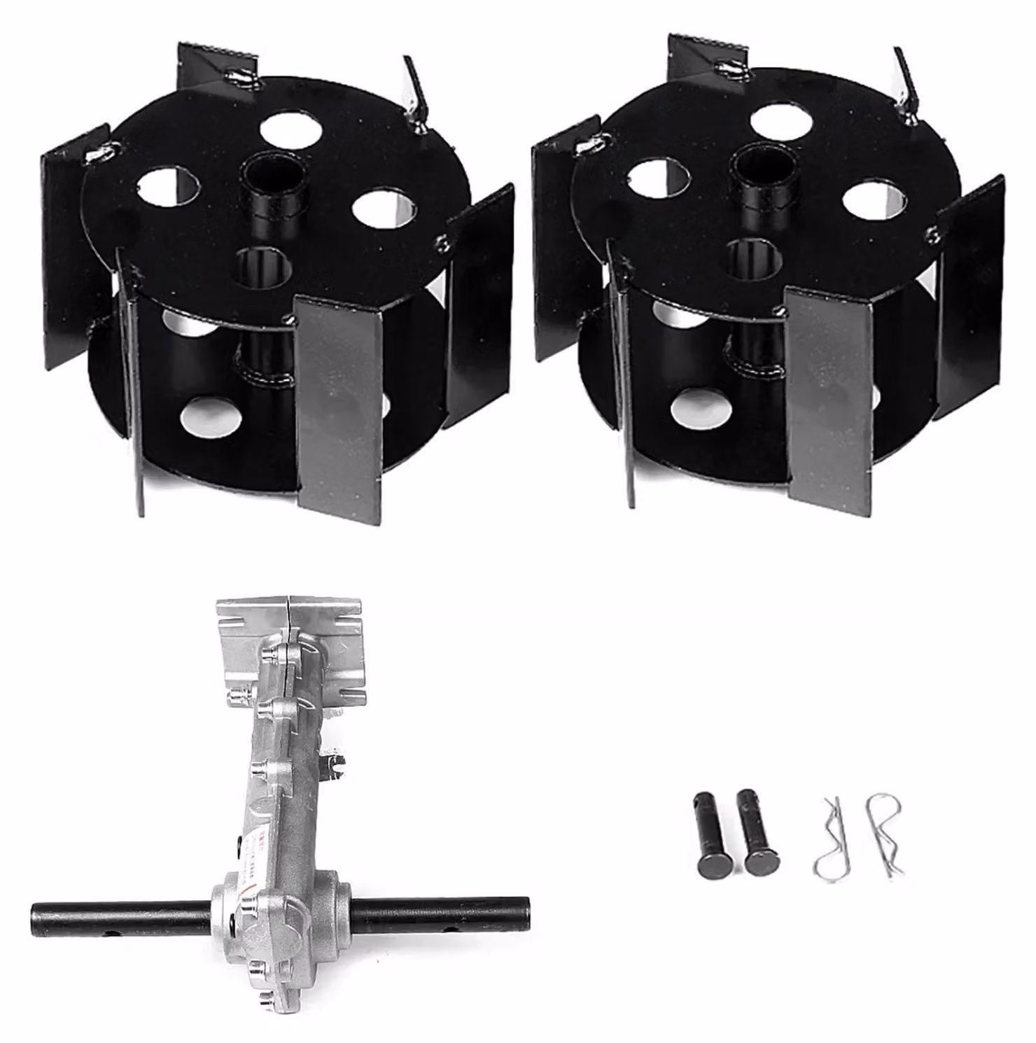 Testina per falciatrice a lama - Testina per falciatrice - Testina per decespugliatore - Testina per tagliaerba - Disco per diserbo - Acciaio al manganese 65 - Diametro 28 mm