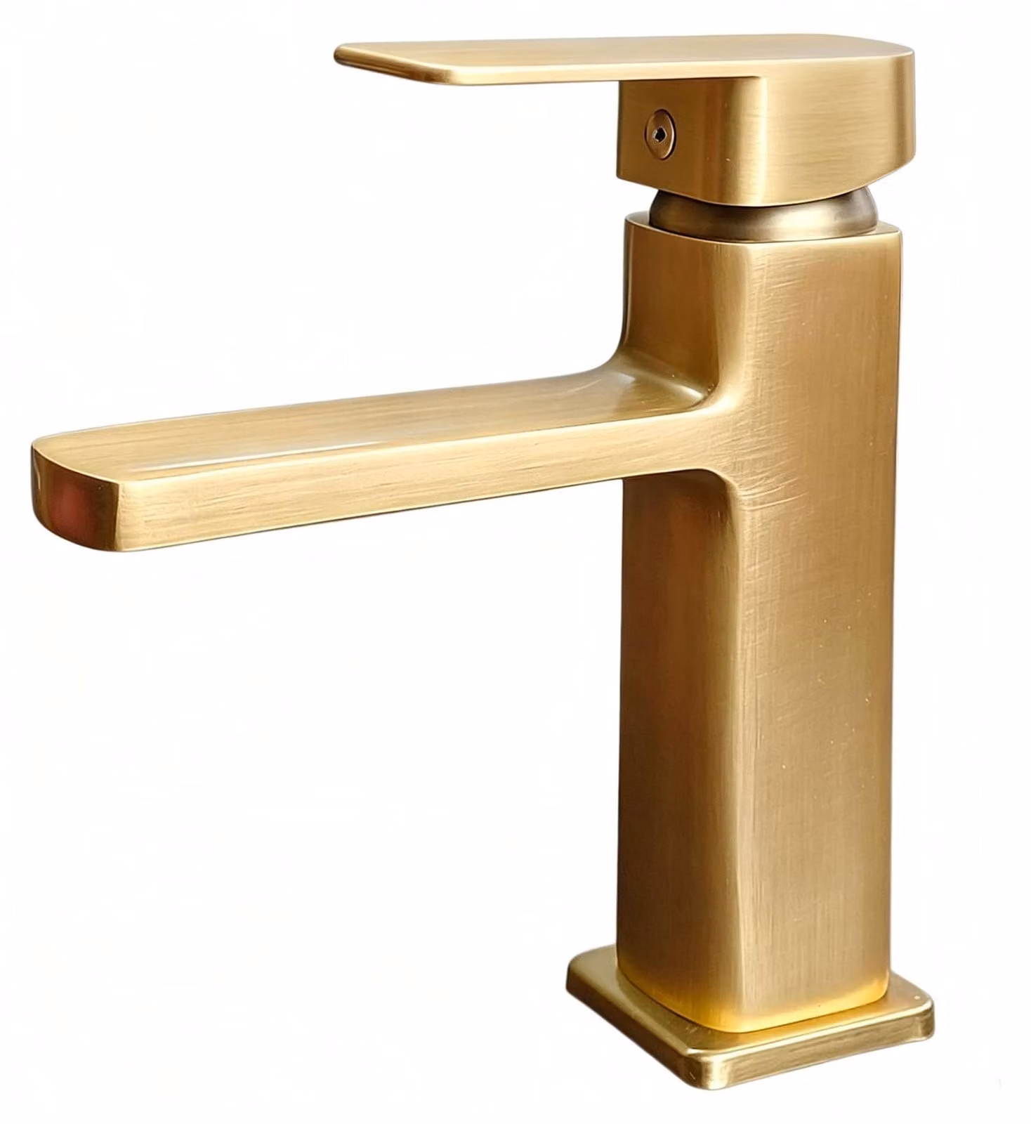 Rubinetto per lavabo in ottone, stile antico, miscelatore monocomando