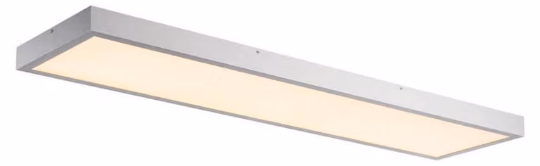 PANEL 1200x300mm Plafoniera a LED per interni, 3000K, grigio argento
