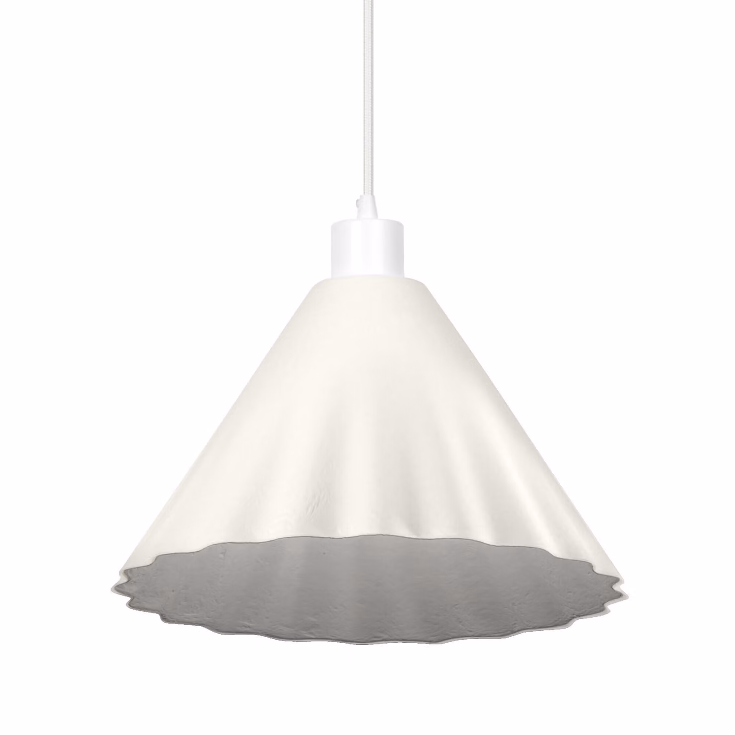 LEDVANCE lampada a sospensione in metallo e cartapesta, E27, diametro 310 mm, paralume in materiale riciclato, sostenibile grazie alla sorgente luminosa sostituibile, facile installazione