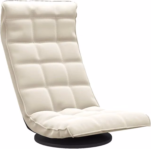 Sedia da Gaming Girevole a 360 Gradi in Velluto Beige con Ruote DESIGN IN