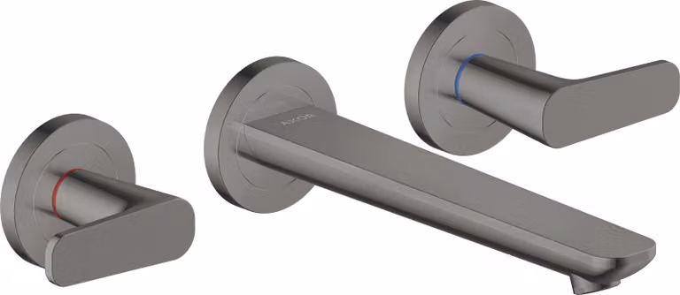 hansgrohe AXOR Citterio C robinetterie de lavabo 3 trous encastrée pour montage mural, bec 195mm, 49070330, 49070330
