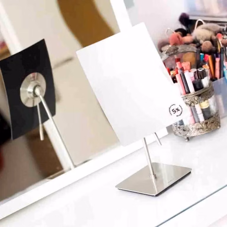 BLOMUS specchio per il trucco VISTA specchio cosmetico cromato 68949