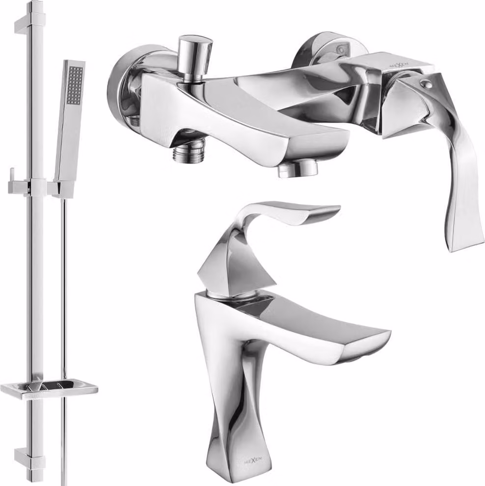 Mexen Estrella DQ02 set da bagno, cromo - 72303DQ02-00
