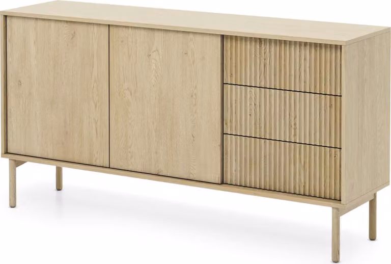 Comodino, impiallacciato in noce di Cremona, dimensioni: 153,5 x 79,8 x 39,5 cm
