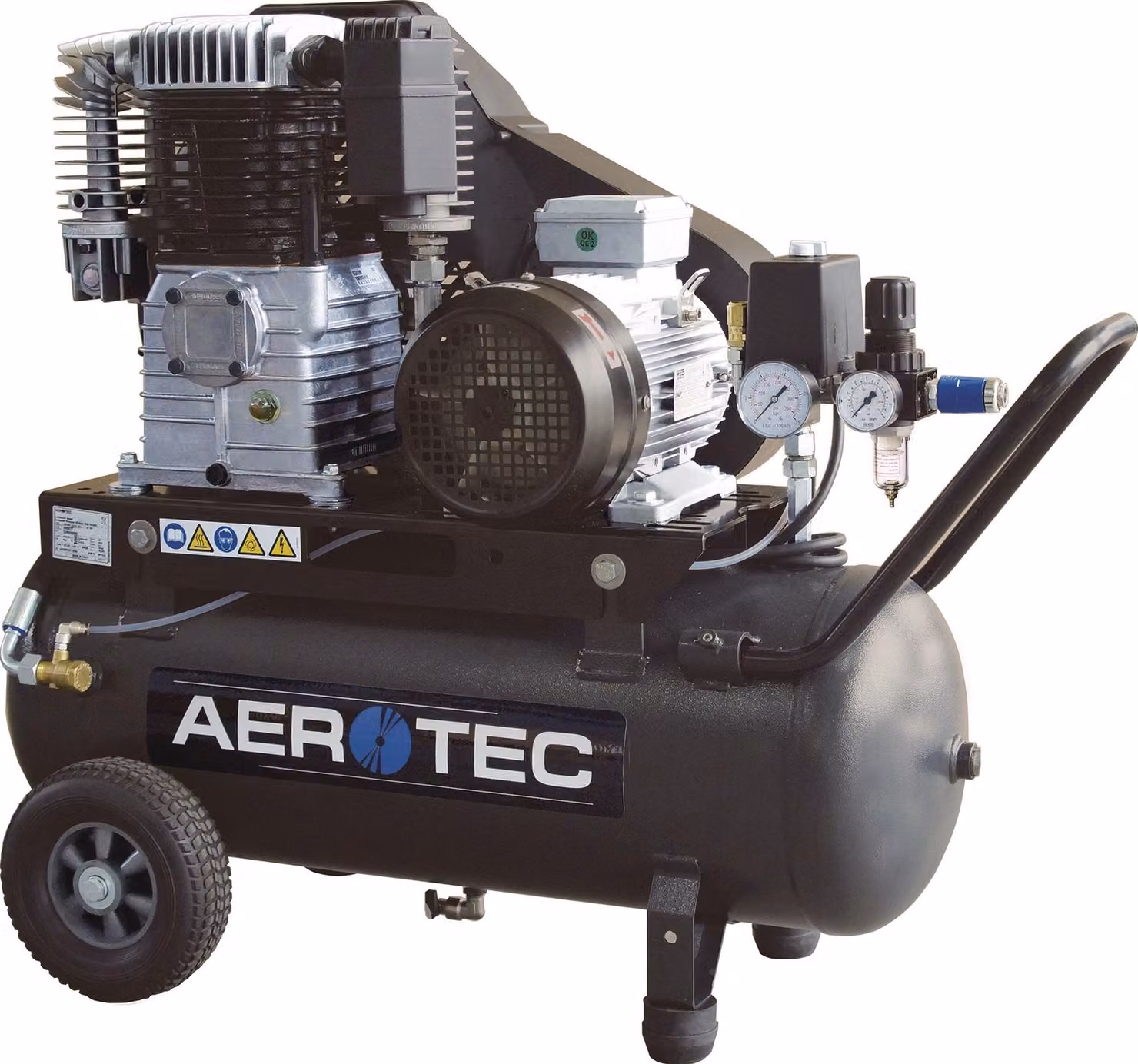 Compressore 630-90-15 PRO 420l/min 15bar 3 kW 400 V,50 Hz 90l AEROTEC