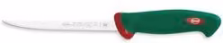 Coltello per sfilettare pesce Sanelli Professional in acciaio inox con manico verde e argento, lama 16 cm