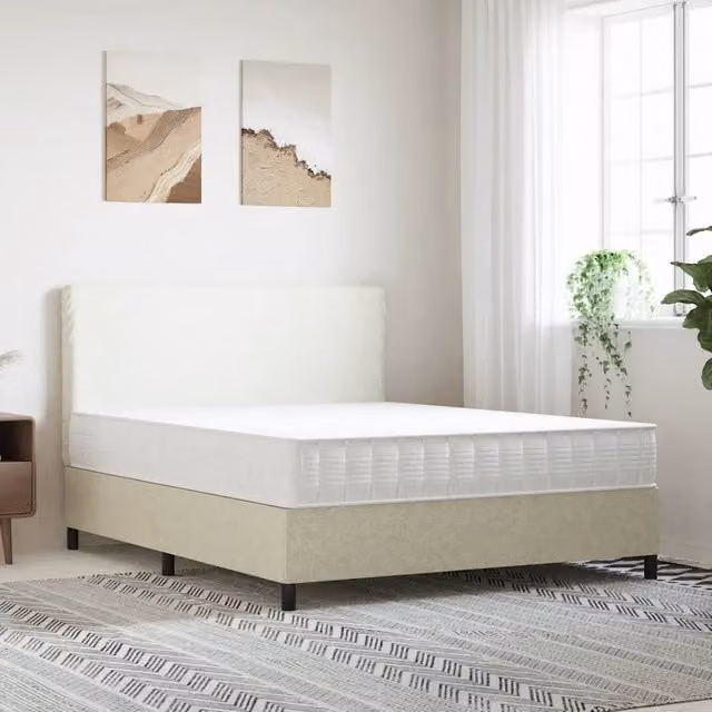 Materasso Molle Insacchettate-Materasso per Letto Medio Rigido 160x200cm Super King 966731