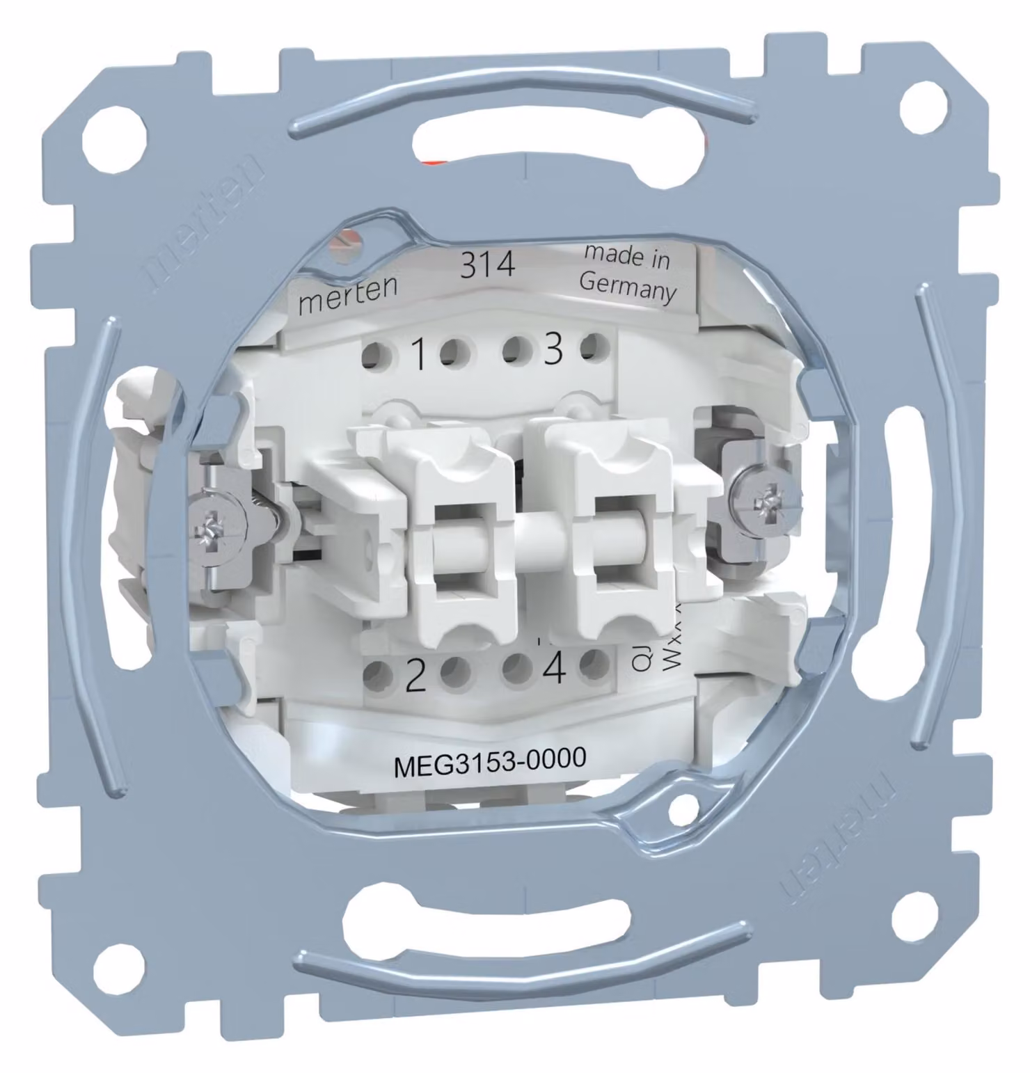 MERTEN MEG3153-0000 Inserto a doppio pulsante 1S1OE a 1 polo 10A AC250V