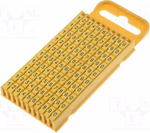 100 etichette per cavi e conduttori, da 4,3 a 5,3 mm, codice prodotto 561-03101