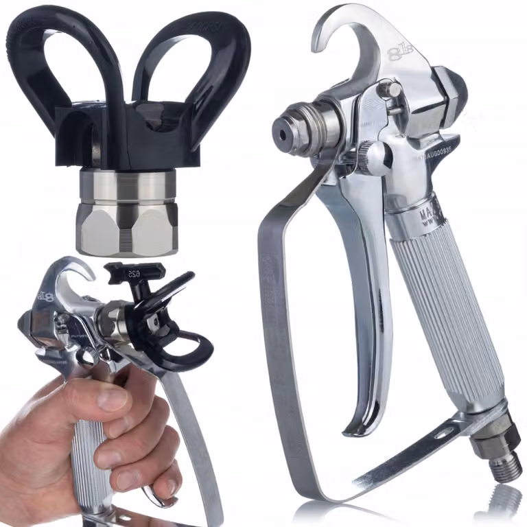 Zenthril Pistola a Spruzzo per Vernice Aero X con Protezione e Filtro (Senza Ugello)