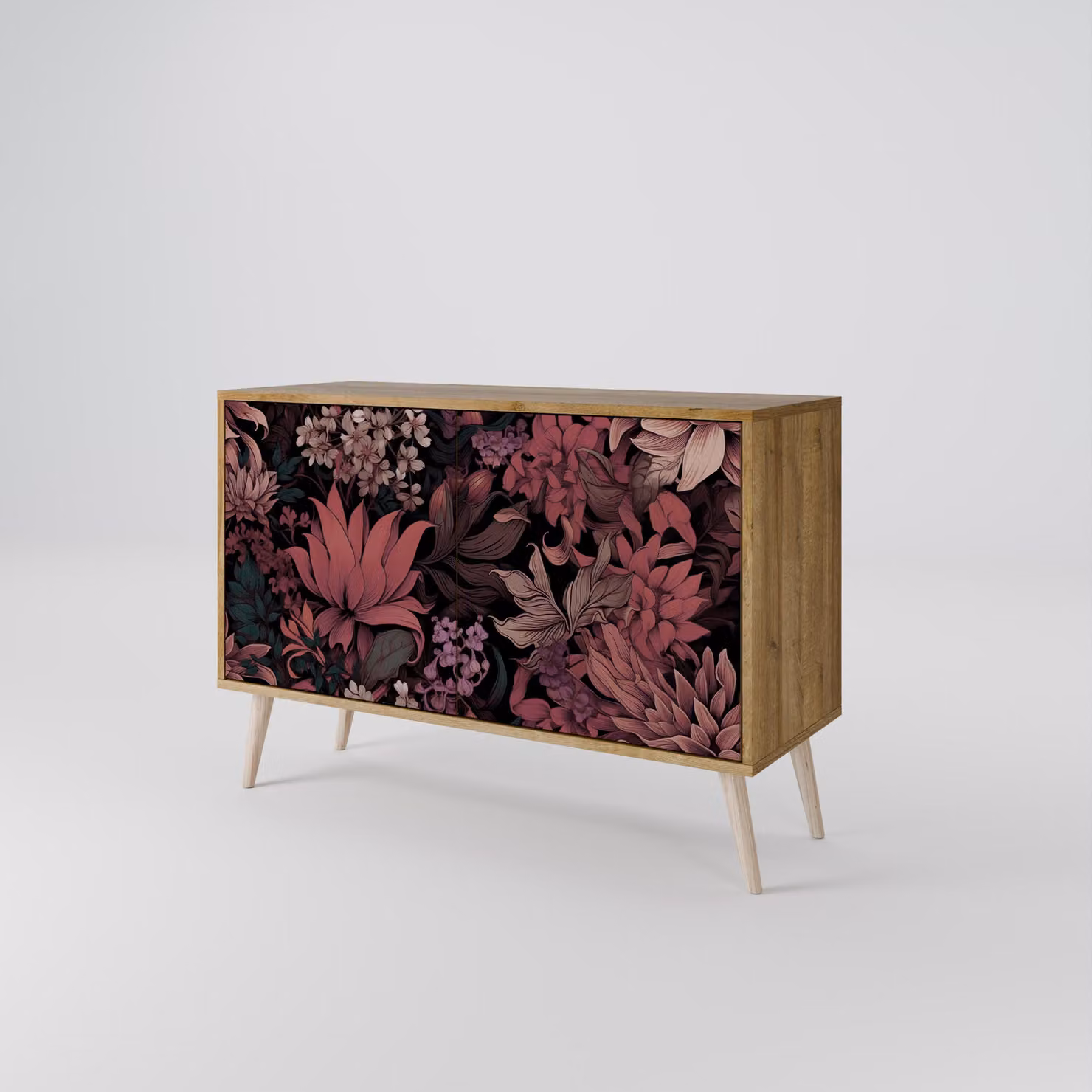 Cassettiera Spacerebels a 2 ante - credenza cassettiera - credenza alta - mobile guardaroba - soggiorno camera da letto - 57,5×111×42 (HxLxP)