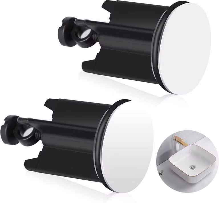 Tappo di scarico pop-up di ricambio da 40 mm - Tappo regolabile per bagno - Tappo universale per lavabo in plastica e ottone - Impedisce
