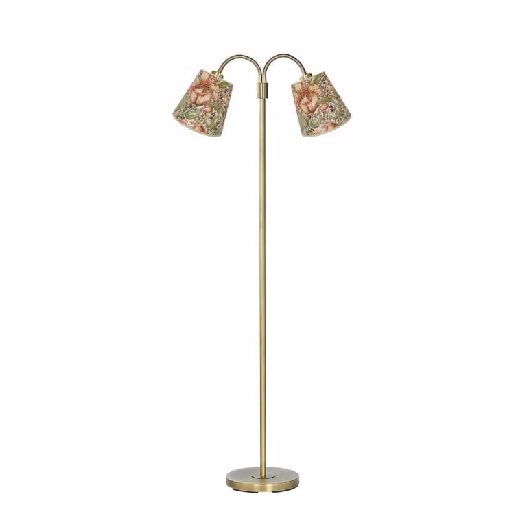 PR Home Lampada da terra, Multicolore, Soggiorno / Sala da pranzo, Tessuto / Stoffa / Seta, Lampada da terra