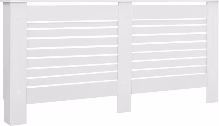 Copertura per Radiatore Bianca 172x19x81,5 cm in MDF