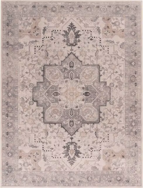 Tappeto Sami beige lavabile antiscivolo in poliestere L: 160 cm, P: 220 cm