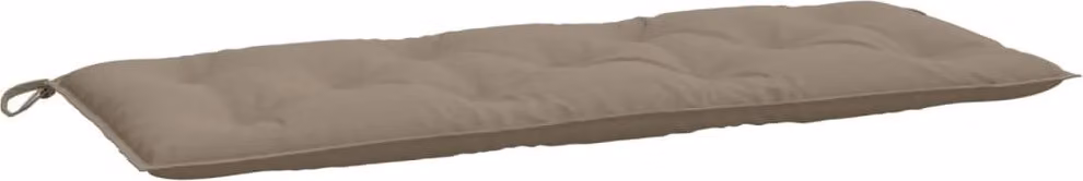 Cuscino per Panca Tortora 120x50x7 cm in Tessuto Oxford