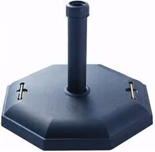 Base per ombrellone Amicasa in cemento nero 32 kg NTH32 B