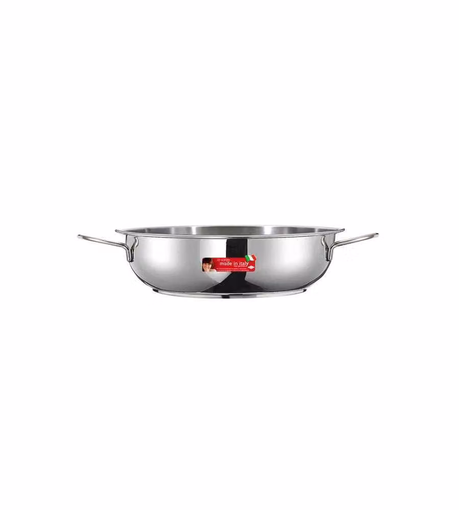 Tegame Inox 2 Manici Cm 24 River Inoxriv