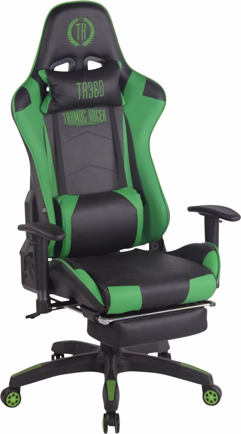 Sedia da ufficio Turbo con poggiapiedi