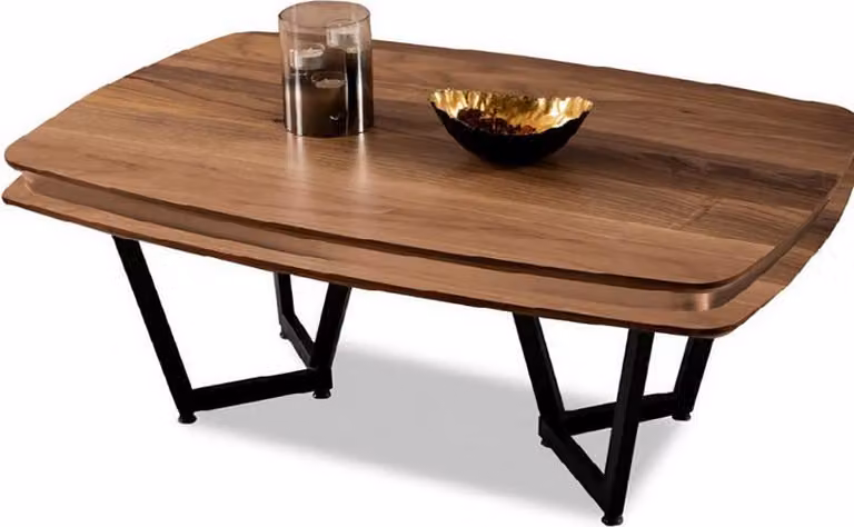 Elegant Couchtisch Robust Sofatisch Braun Tische Wohnzimmergarniture