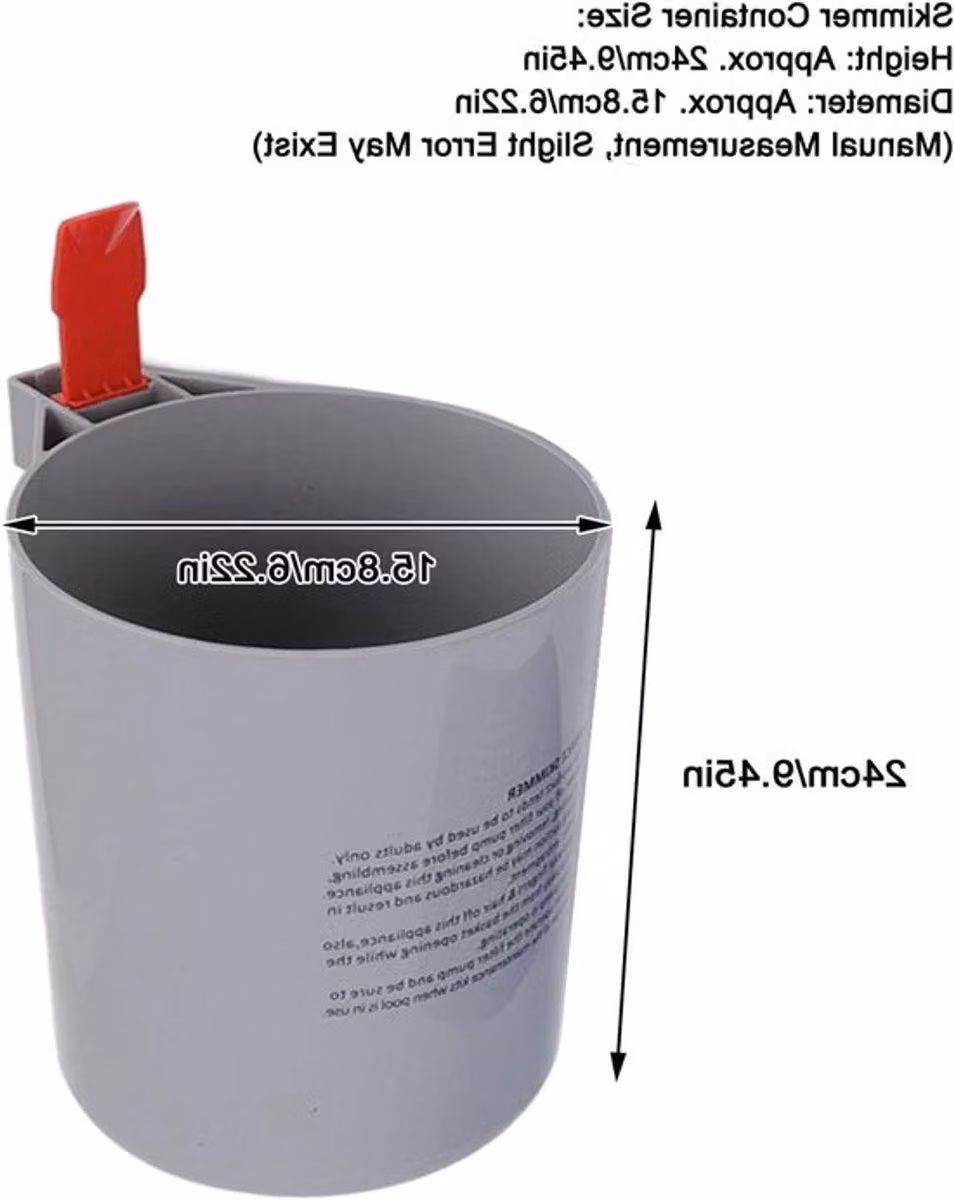 Skimmer galleggiante per piscine fuori terra, con sistema di scarico dei detriti removibile, kit di manutenzione per filtri dell'acqua e prodotti per la pulizia della superficie della piscina