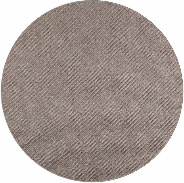 Tappeto rotondo LUGO Talpa beige in poliestere, Diametro: 200 cm – 1