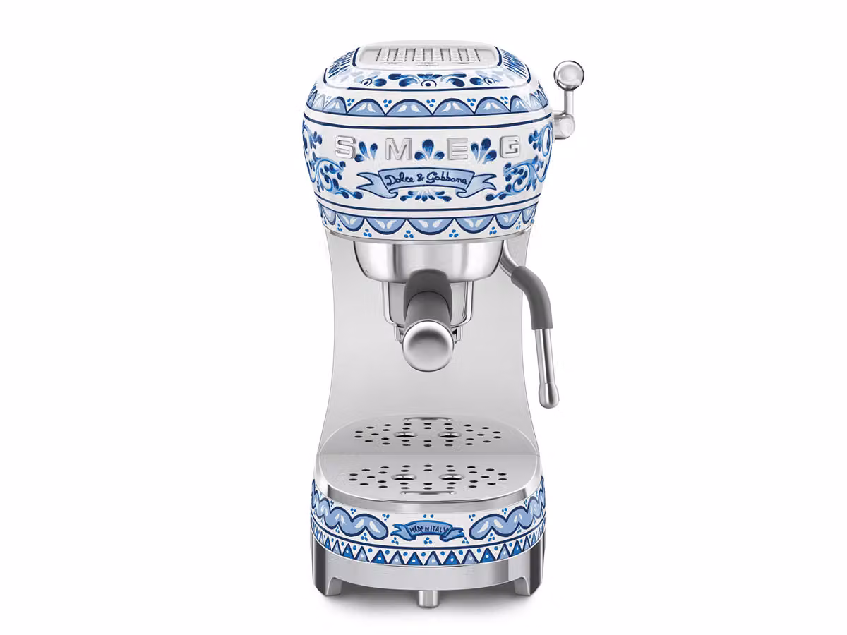 Macchina da Caffè Espresso Manuale - Blu Mediterraneo