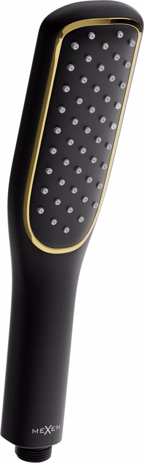 Mexen R-49 soffione doccia 1-funzione, nero/oro - 79549-75
