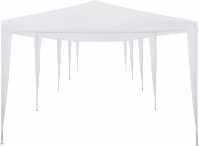 Tenda per Feste-Tenda Gazebo 3x12 m in PE Bianca