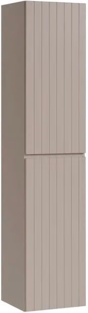 Colonna ICON 160 cm – Finitura marrone congo – 2 porte – Mobile da bagno sospeso