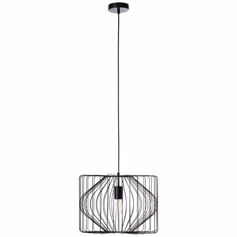 Lampada a sospensione Bodden 1flg nero