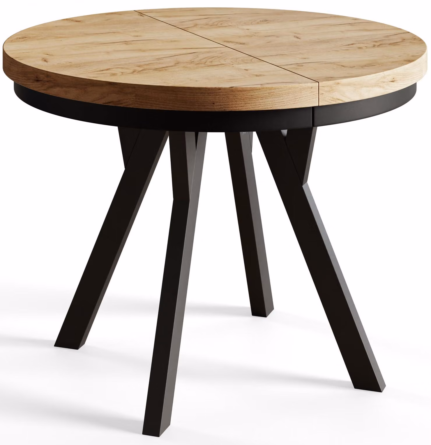 Alpi Moebel, Tavolo da Pranzo Evo, Tavolo per Mangiare Allungabile, Diametro da 120 - 220 cm, Craft