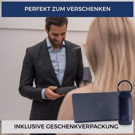 Portachiavi organizer blu scuro - Regalo