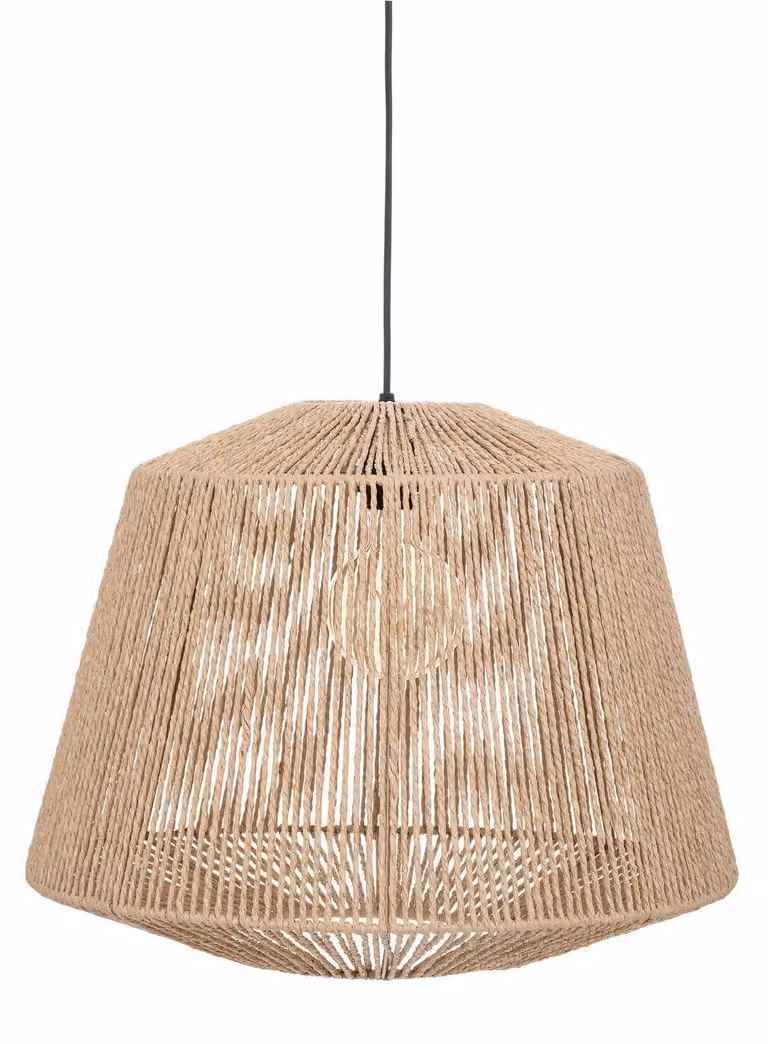 Lampada a sospensione Jily intrecciata, metallo, Ø 48 cm
