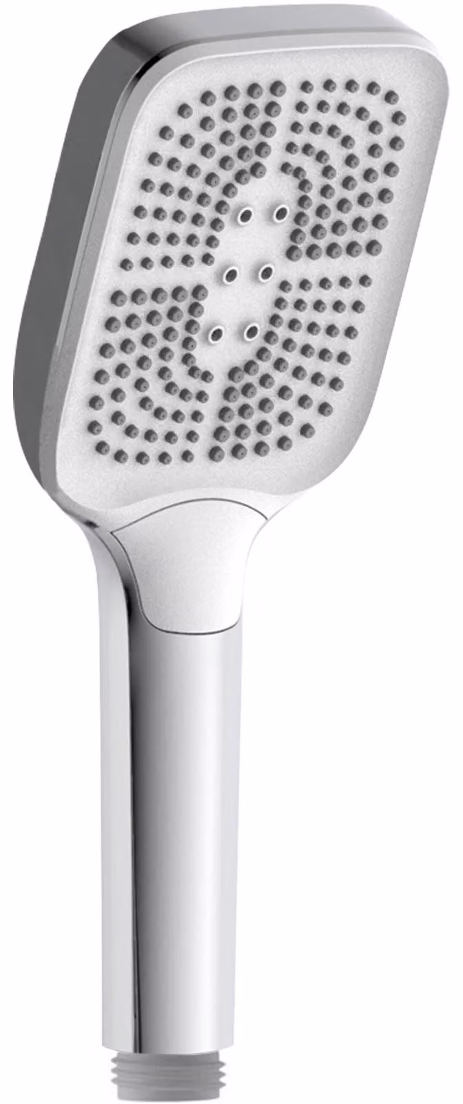 Doccia manuale - 3 funzioni - quadrata - cromata